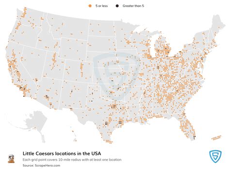 List of all Little Caesars locations in the USA - ScrapeHero Data Store