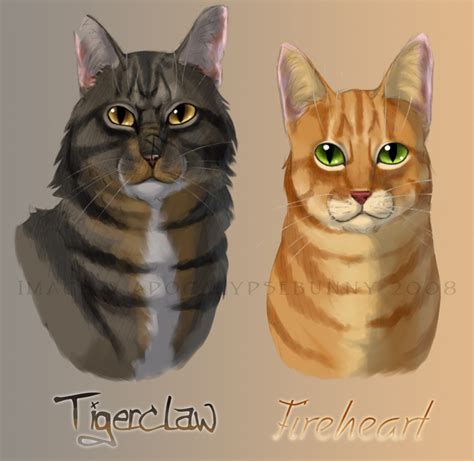 Tigerclaw and Fireheart by KanaScott on DeviantArt