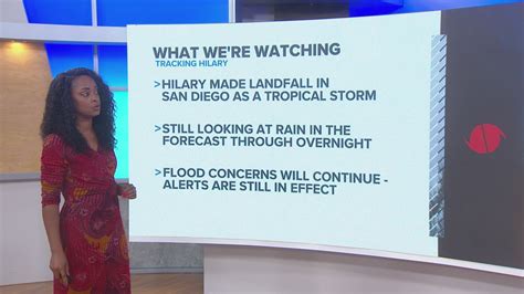 Tropical Storm Hilary makes landfall in San Diego | cbs8.com