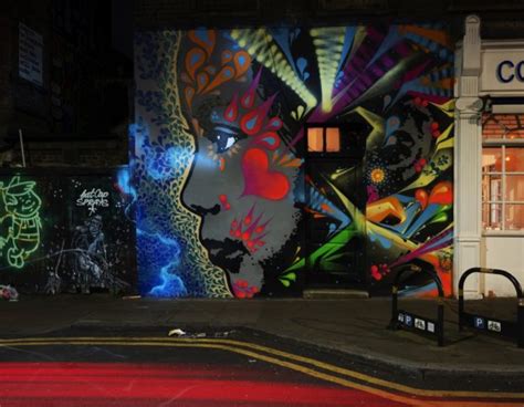 Night Street Art Photography | Shoreditch Street Art Tours London Street Art Tours