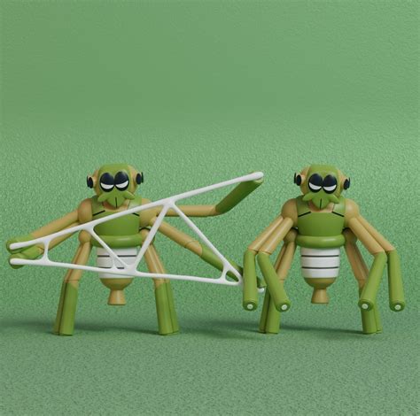 STL file Pokemon - Spidops with 2 poses 🐉・3D print model to download・Cults