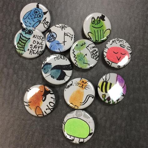 MakerSpace: Button Maker Challenges | Button maker, Badge maker, Diy buttons