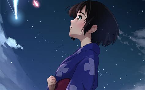 HD wallpaper: Anime, Your Name., Kimi No Na Wa., Mitsuha Miyamizu ...