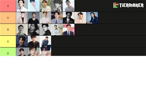 Korean Actors Tier List (Community Rankings) - TierMaker