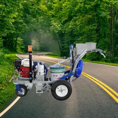 Municipal Pavement Parking Lot Line Drawing Equipment Road Signs Cold ...