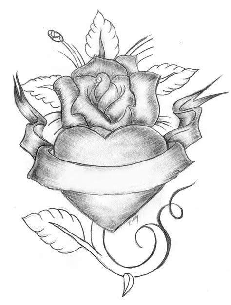 Broken Heart Pencil Drawing at GetDrawings | Free download