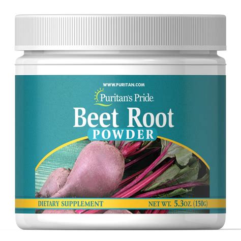 Beet Root Powder, 5.3 Powder (21365) | Puritan's Pride