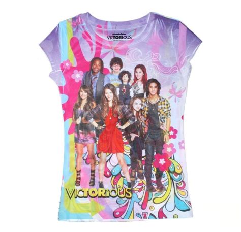 Victorious Multi-Colored Girls Character T-shirts | Coloured girls, Tank top fashion, Girls ...