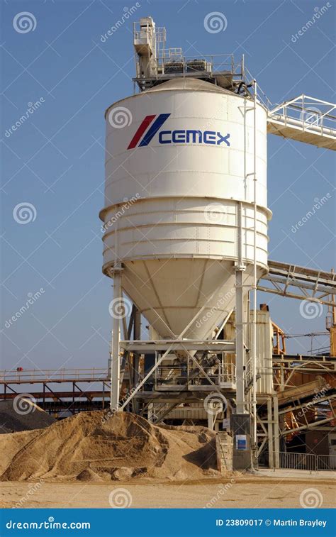 Industrial Cement Storage Tank Editorial Photography - Image: 23809017