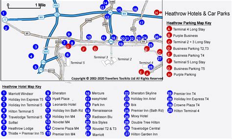 Heathrow Bus Map