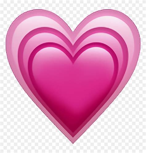 Heart Sticker - Iphone Heart Emoji Png, Transparent Png ... png for Free Download | Pink heart ...