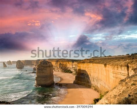 Stunning Sunset View Twelve Apostles Australia Stock Photo (Edit Now) 397009294