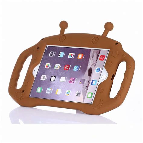 iPad mini Case, Dteck Shockproof Soft Rubber Silicone Kids Safe Handle Cover For iPad mini/mini ...