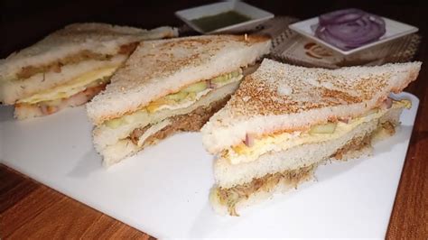 Shami Kabab Sandwich Recipe |How To Make Shami Kabab Sandwich |Breakfast Recipe |Kids Lunch Box ...