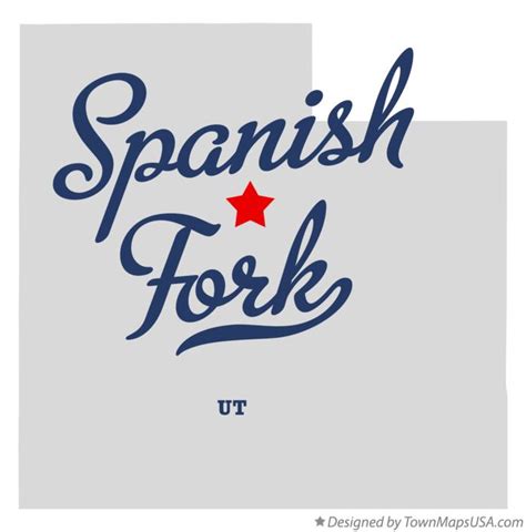 Map of Spanish Fork, UT, Utah