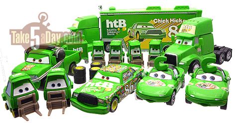 Take Five a Day » Blog Archive » Mattel Disney Pixar Diecast CARS: Chick Hicks HTB Crew Chief Team