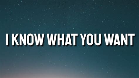 Busta Rhymes, Mariah Carey - I Know What You Want (Lyrics) honey see you looking at me [Tiktok ...