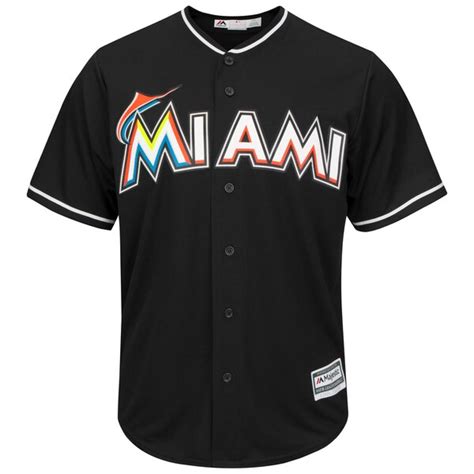 Giancarlo Stanton Miami Marlins Majestic Cool Base Player Jersey ...