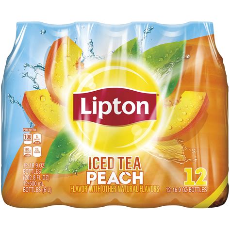 LIPTON ICED TEA LIPTON ICED TEA 202.8FZ PEACH 16.9OZ - Food & Grocery - Beverages - Tea