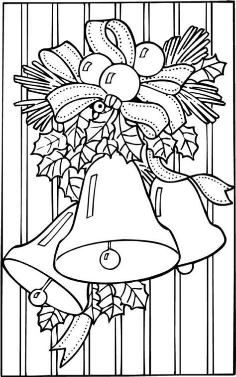 Christmas Sleigh Bells Coloring Pages