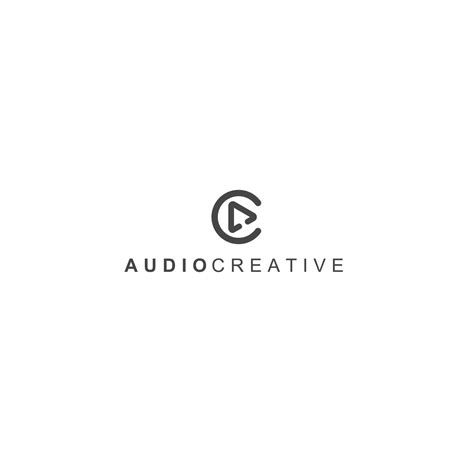 audio creative icon vector logo design. audio creative template quality logo symbol inspiration ...