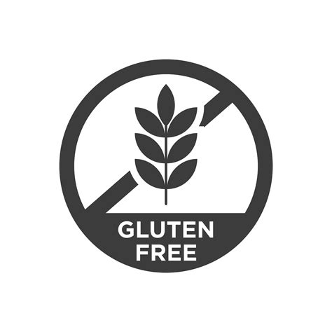 Sin Gluten Vector : Etiqueta Sin Gluten. Signo Vectorial Aislado En Fondo Transparente | Bodhiwasuen