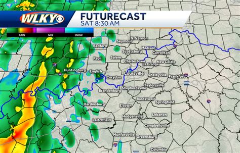 Louisville weekend weather: Nearing record highs, and chances for rain