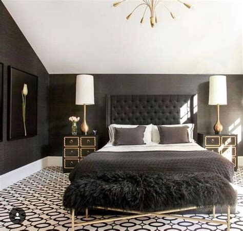 Inexpensive Master Bedroom Remodel Ideas For You29 | Bedroom interior, Luxurious bedrooms, Black ...