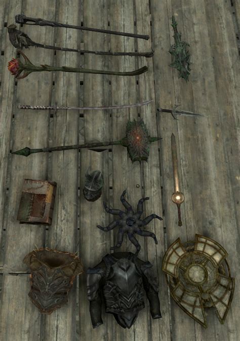 Got all the Daedric Artifacts! Go ahead and judge me on some of my choices but I wanted all the ...