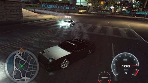 NFS Underground 2 Training Drift Tandem - YouTube