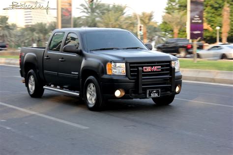 Matte Black GMC Sierra by ramyk on DeviantArt