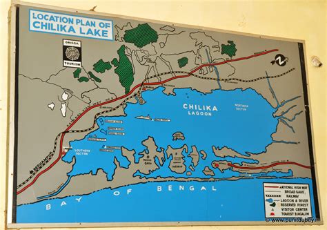 Chilika Lake Map