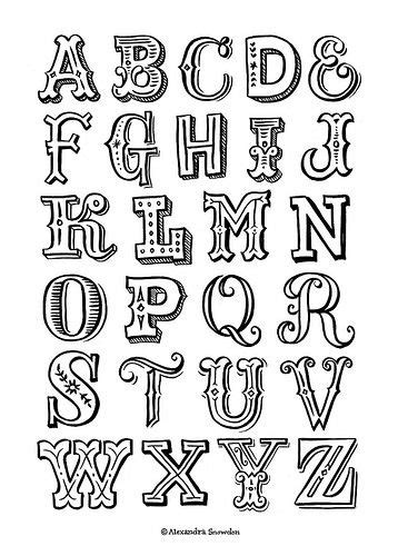 Hand Lettered Alphabet | Lettering alphabet, Lettering, Hand lettering alphabet