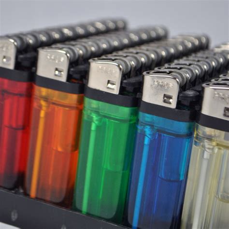 Cheap disposable lighter - Box of 50 stone lighters Prof