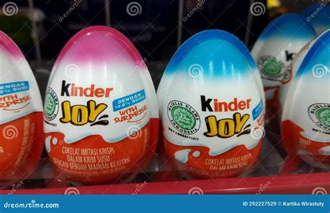 South Tanggerang, October 2, 2023: Variety of Kinder Joy Snack ...