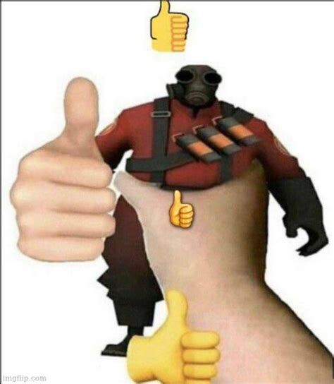 Pyro thumbs up - Imgflip