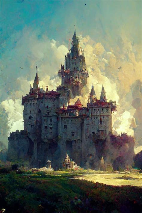 Fantasy Castle Concept Art