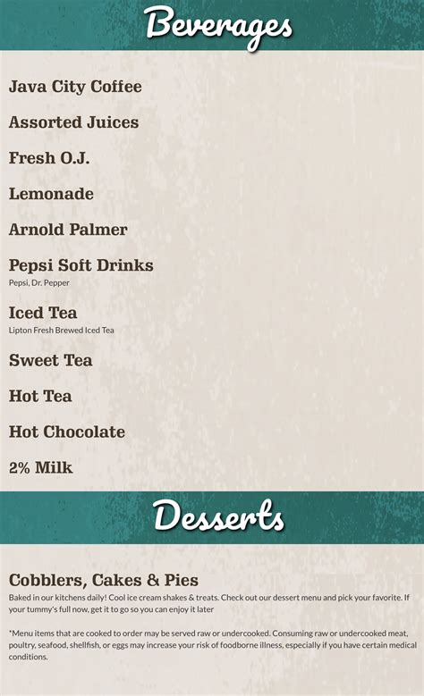 Black Bear Diner Menu | OC Restaurant Guides