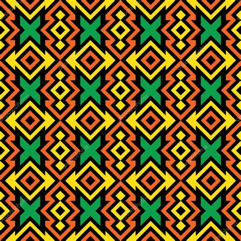 Seamless African Fabric Pattern — Stock Vector © dukepope #10196933