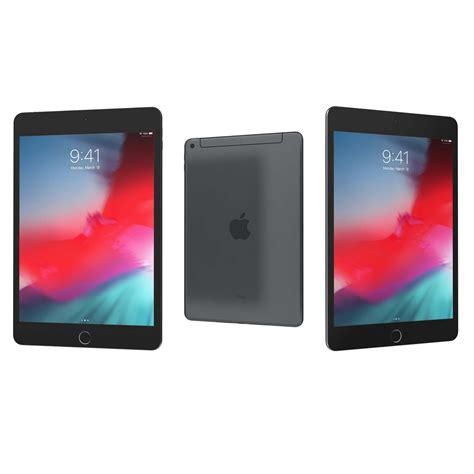 Apple iPad mini 5th Gen Space Gray - 3D Model by Rever_Art