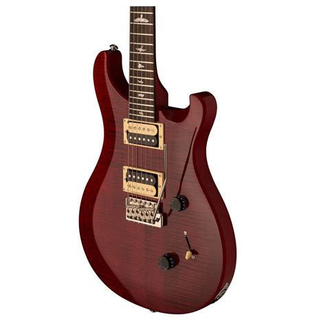 DISC PRS SE Custom 24 Electric Guitar, Scarlet Red (2017) at Gear4music