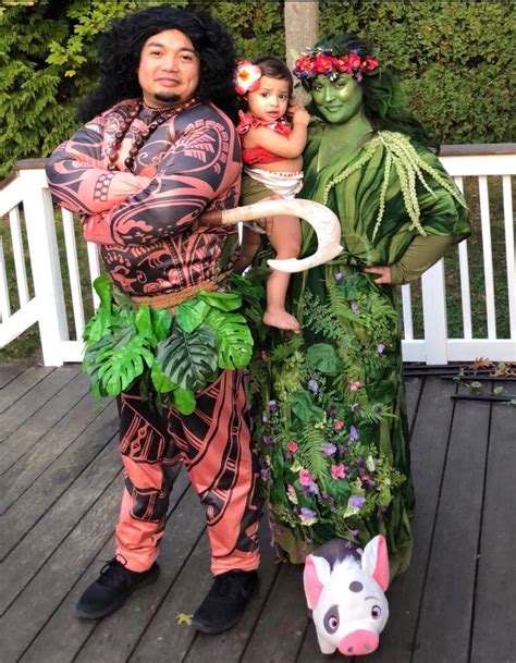 Moana Halloween Costume | Moana halloween costume, Family halloween ...