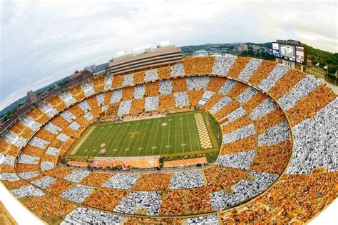 Checker Neyland Stadium - #checkerneyland This is so cool!! l hope everyone going to the UT ...