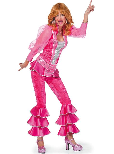 Pink Mamma Mia Costume - Abba | Funidelia