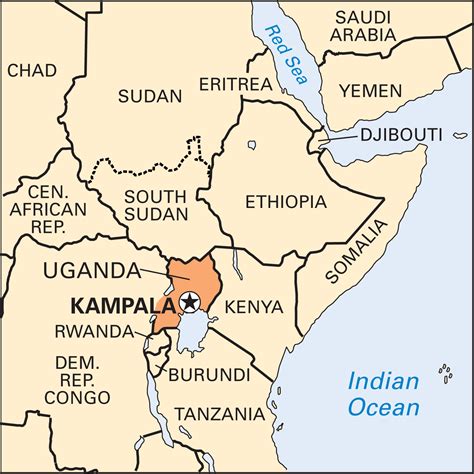 Map Of Kampala Showing Divisions