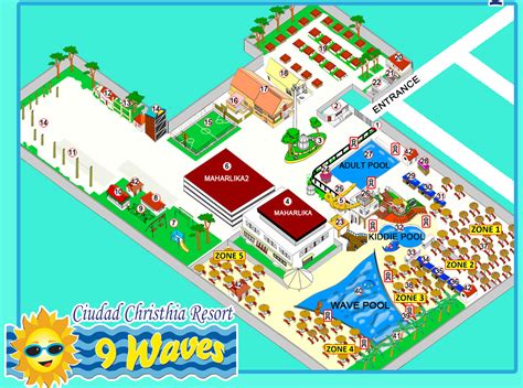 Resort Map | Ciudad Christhia 9 Waves Resort