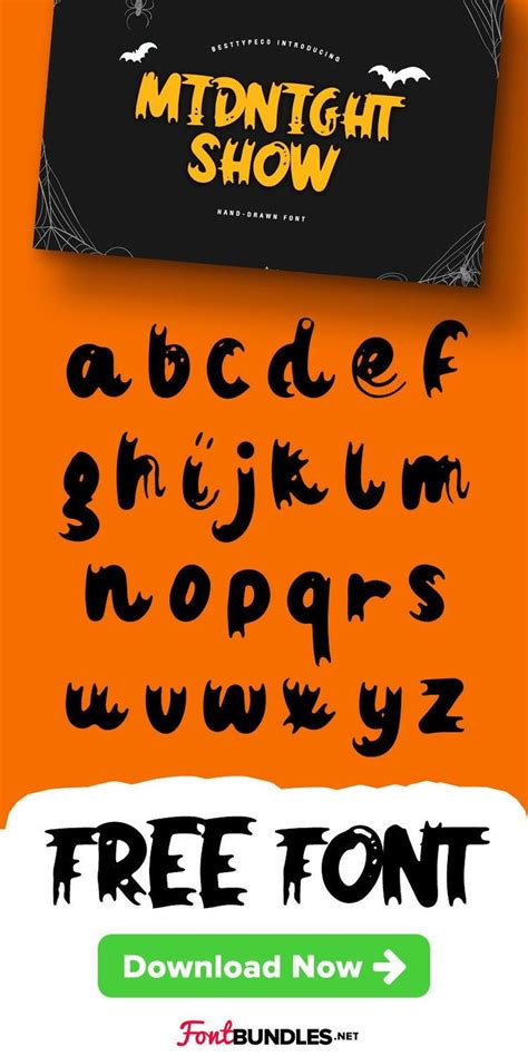 Free Halloween Font Download for design and cricut | Free halloween fonts, Halloween fonts, Best ...