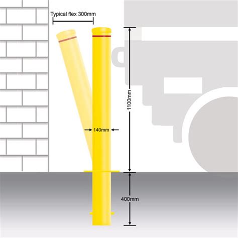 Defender Flexible Steel Bollards - Premier Workplace Solutions