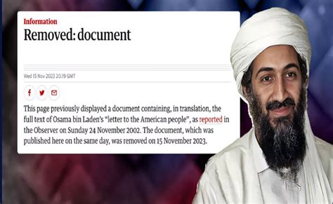 Osama Bin Laden’s Letter To America Reddit – All You Need To Know ...