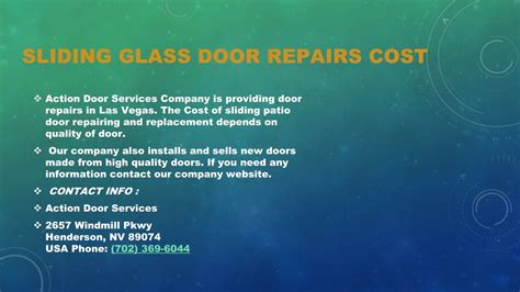 PPT - Sliding Glass Door Roller Repair PowerPoint Presentation, free download - ID:7624338